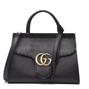 Gucci GG Marmont Top Handle Bag Leather Small